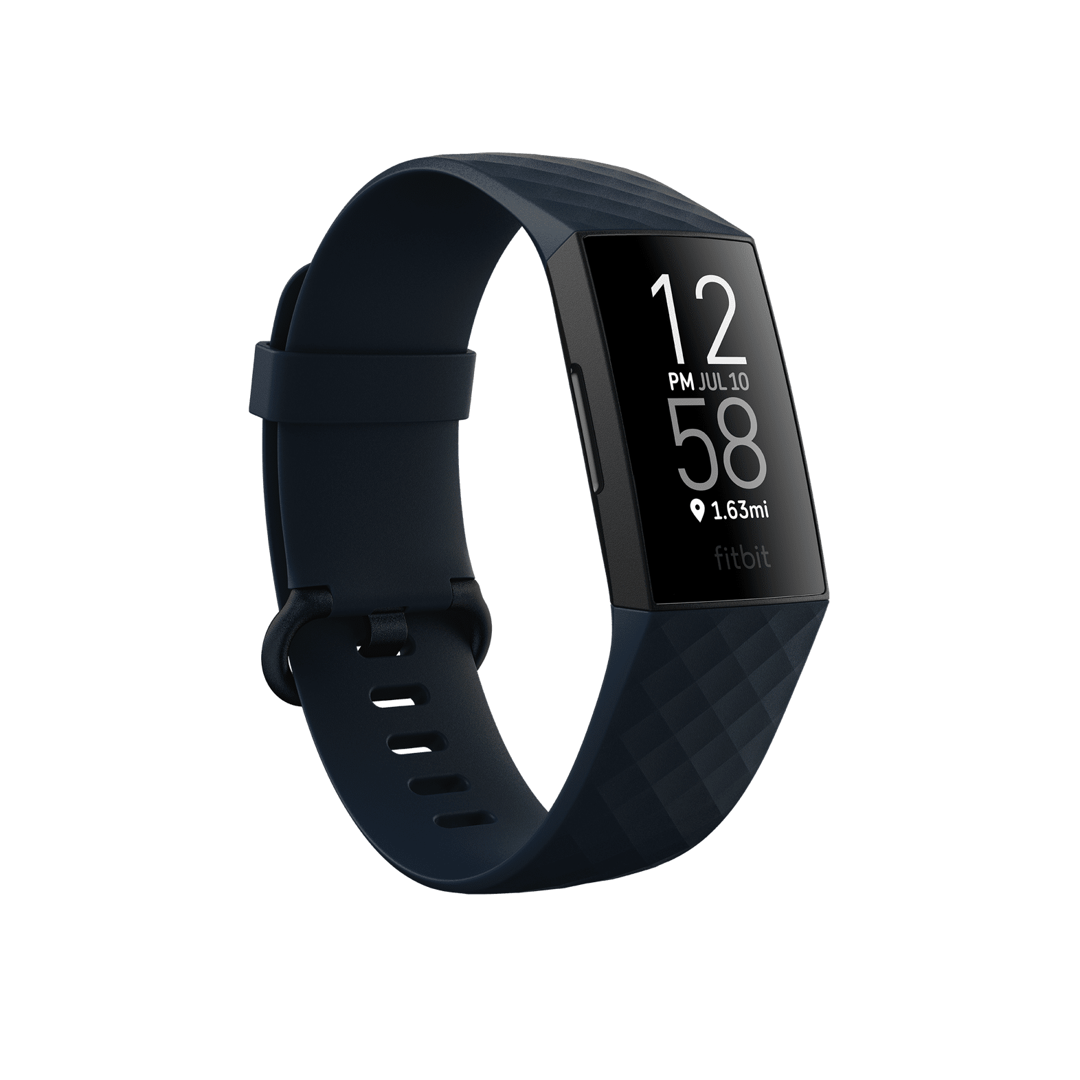 [Trả góp 0%]Vòng đeo tay theo dõi sức khỏe Fitbit Charge 4 (NFC) Storm Blue/Black-FB417BKNV - Hàng Chính Hãng