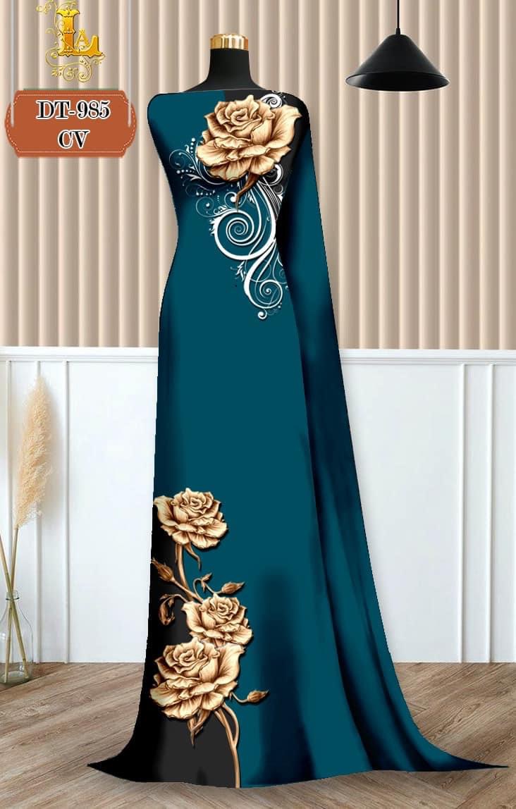 Vải may áo dài trung niên sang trọng