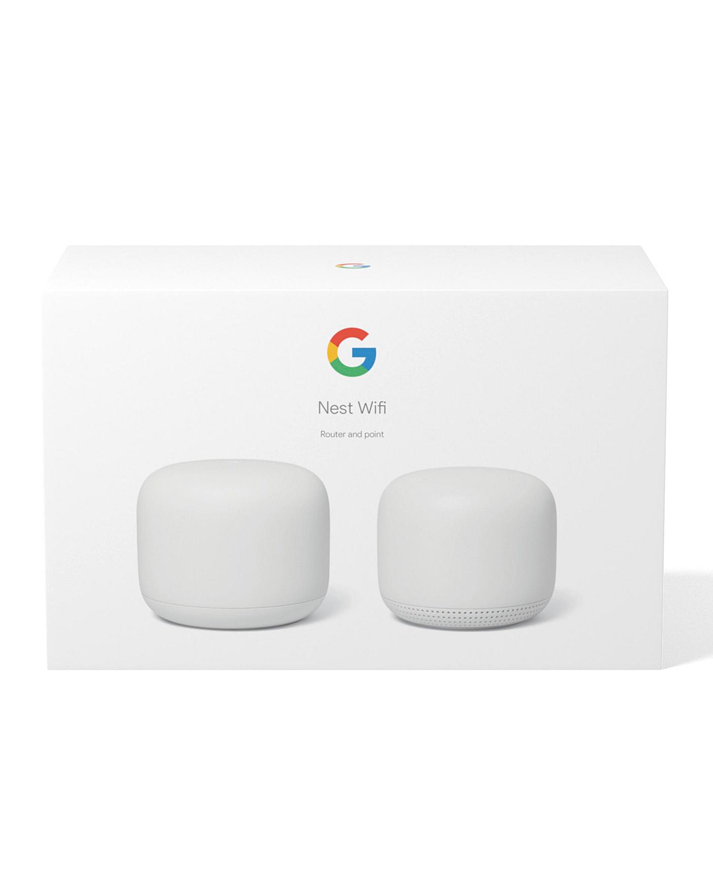[HCM][Trả góp 0%]Google Nest WiFi Pack-2 (1 Router & 1 Point) - New Seal 100%