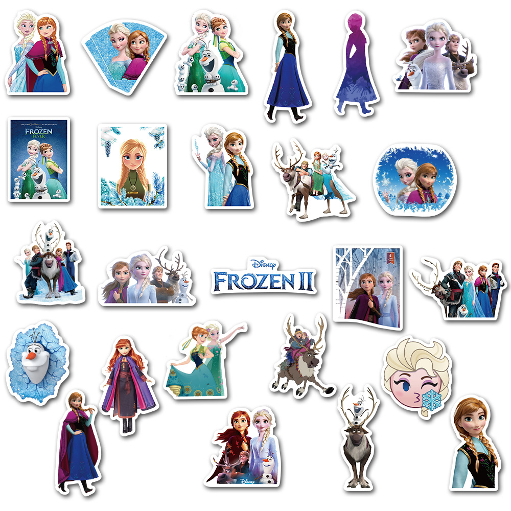 Stickers phim hoạt hình Frozen Disney cho các bé 50 miếng