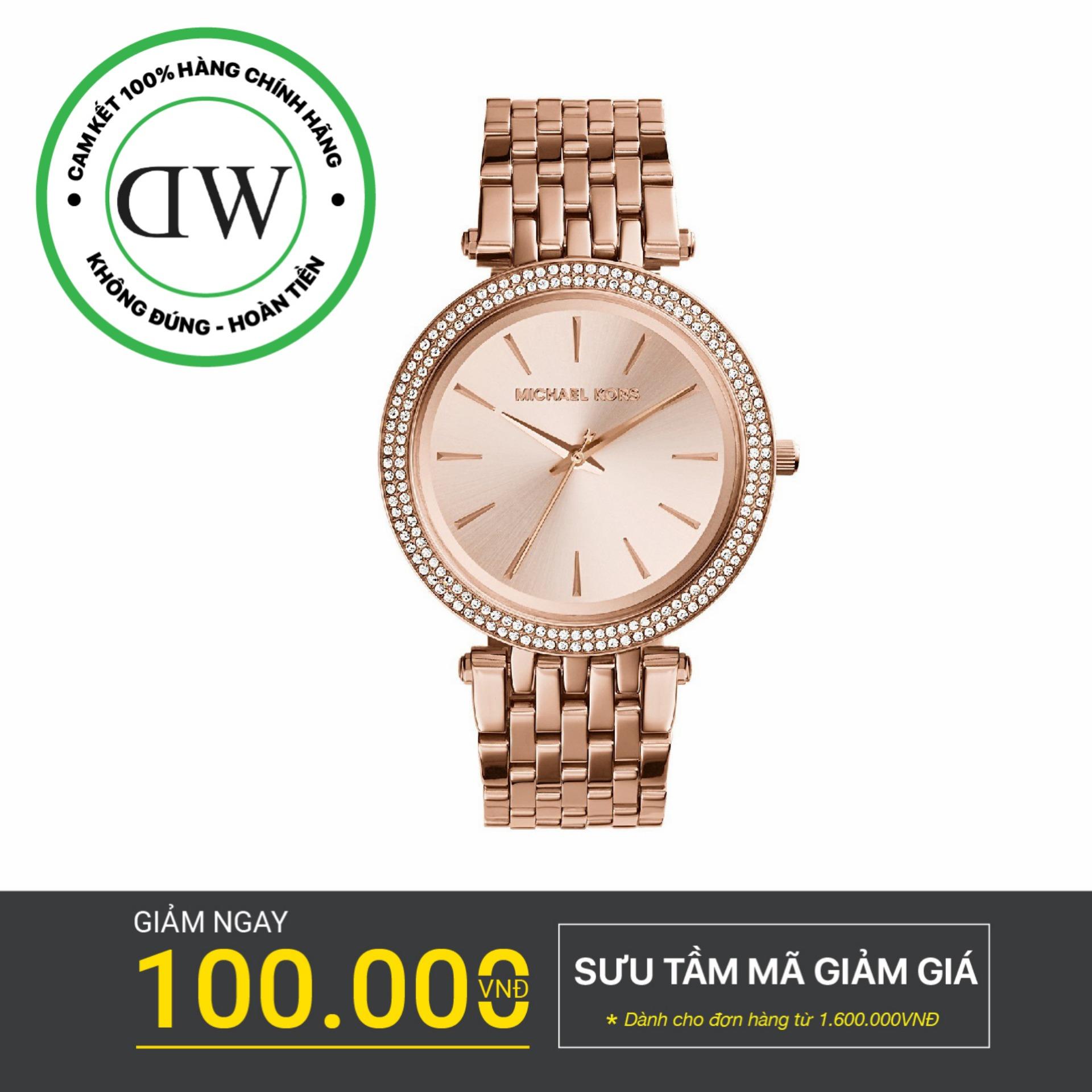Đồng hồ nữ dây kim loại micheal kors mk3192 - vàng hồng