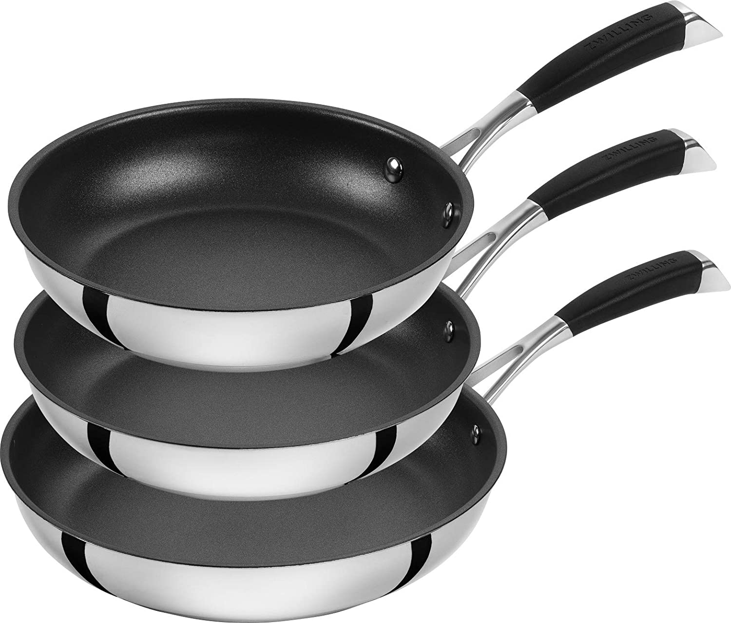 Set chảo zwilling 65249 by cornelia poletto frying pan 3c 18/10 steel