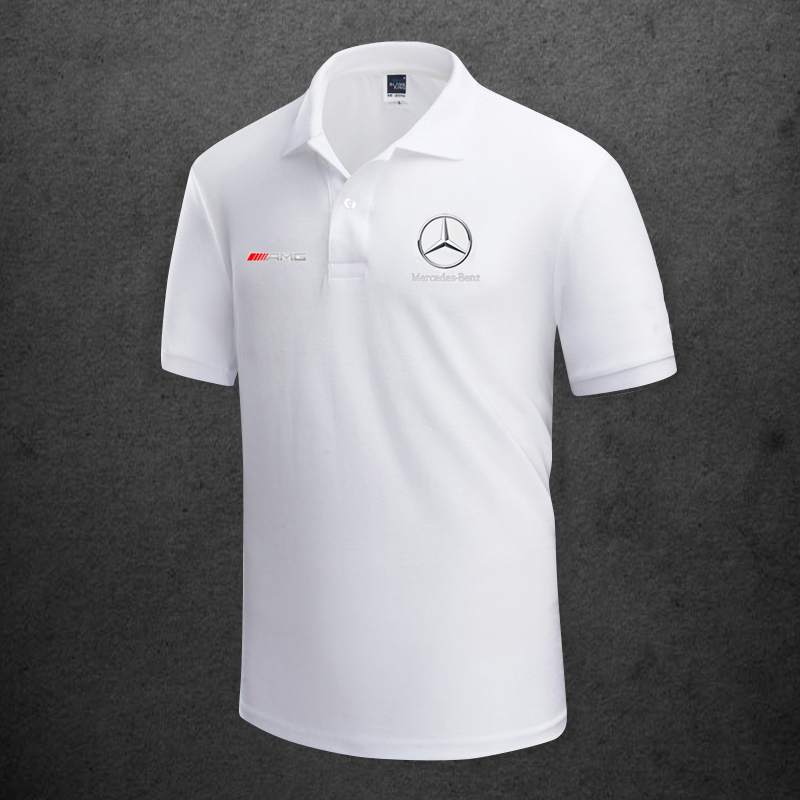 Áo Thun Polo Nam Tay Ngắn Cổ Bẻ Basic Chất Thun Cotton Trẻ Trung In Chữ AMG Phong Cách Cá Tính Hiện Đại Thời Trang HNDC Tina MEN TOP 206V3