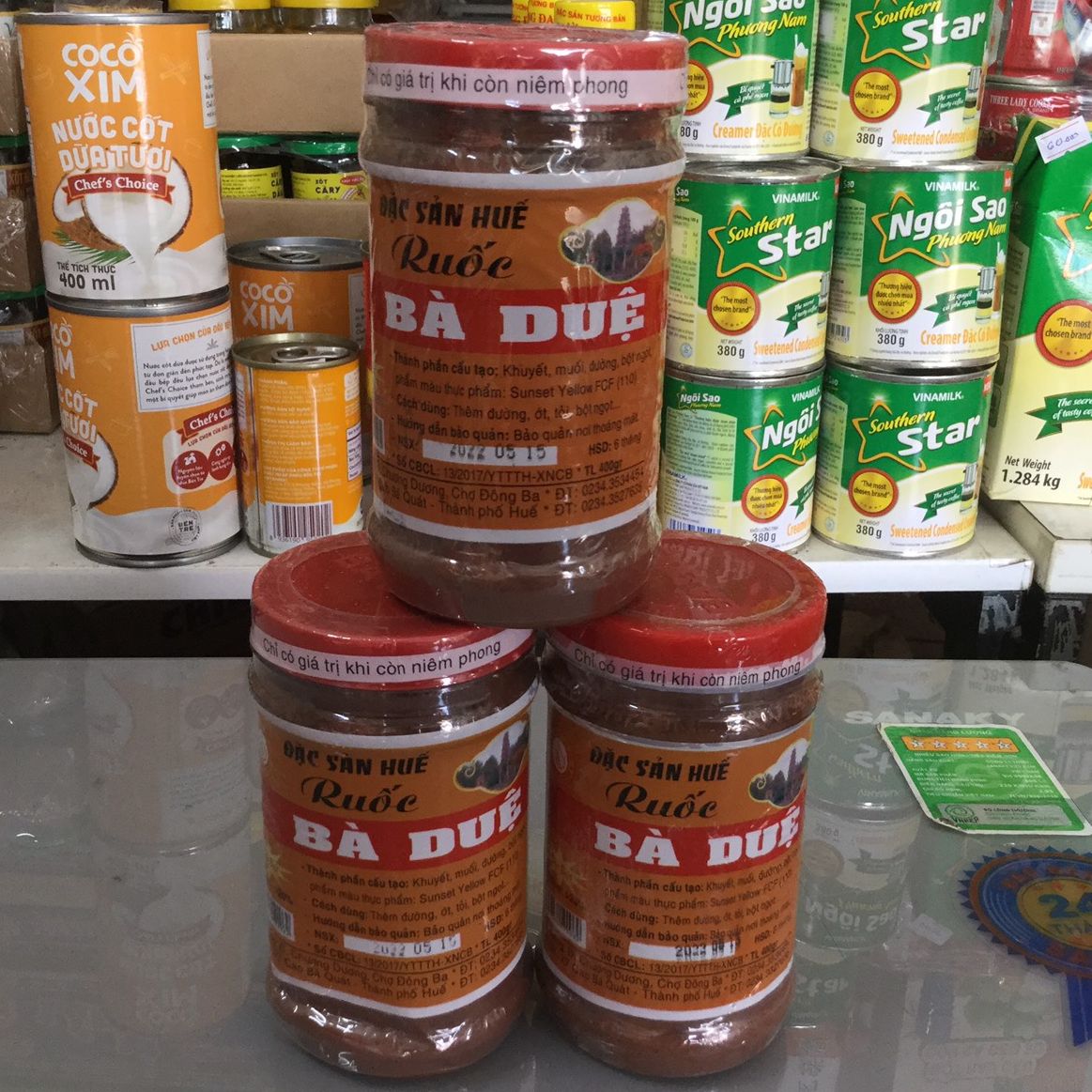 Mắm ruốc Bà Duệ hủ lớn 400g (đặc sản Huế) Bách Hóa Phuong Dung 24h