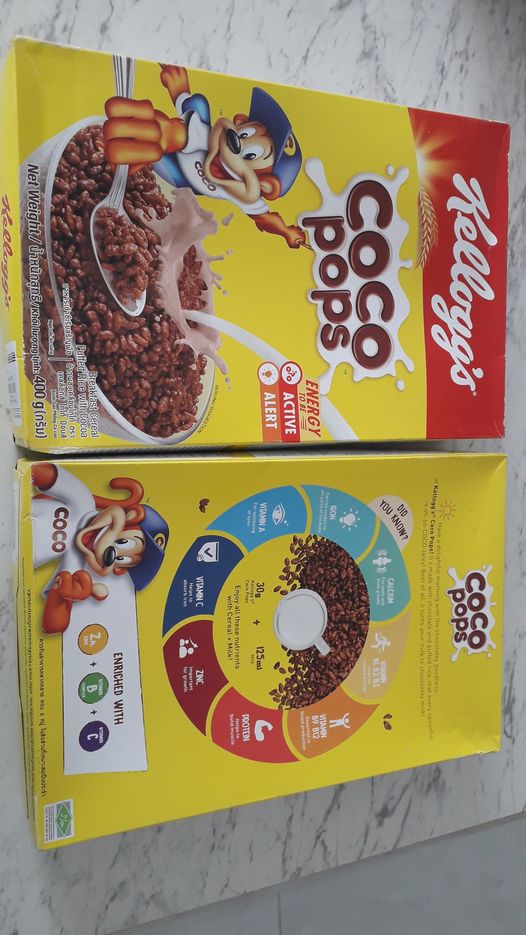 Ngũ cốc dinh dưỡng Coco Pops Kelloggs 220gr