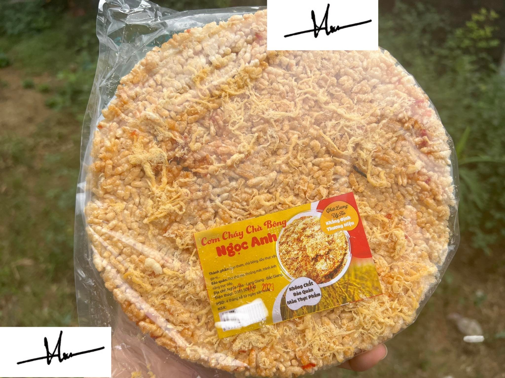 Combo 2 bịch cơm cháy chà bông giòn ngon đậm vị