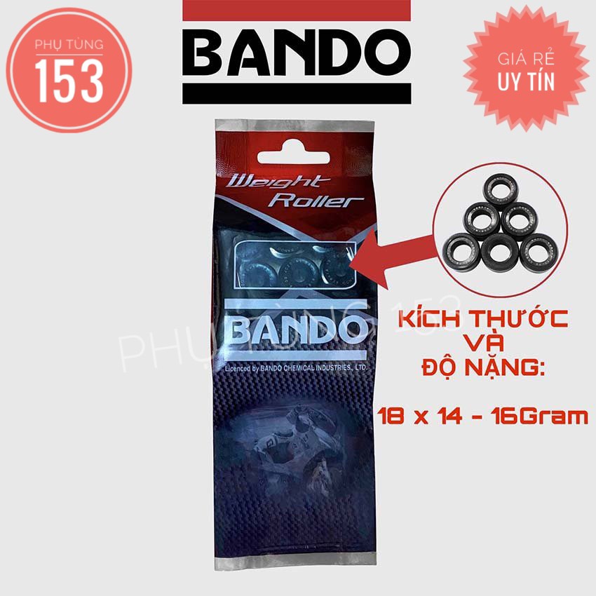 Bi nồi Bando xe Vision / Lead 110 / SCR - Bi Nồi Bando - PHỤ TÙNG 153