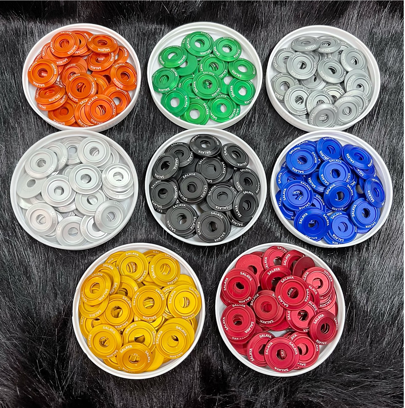 Lông đền nhôm [Chữ] nhiều màu sử dụng cho ốc Salaya ốc Titan GR5