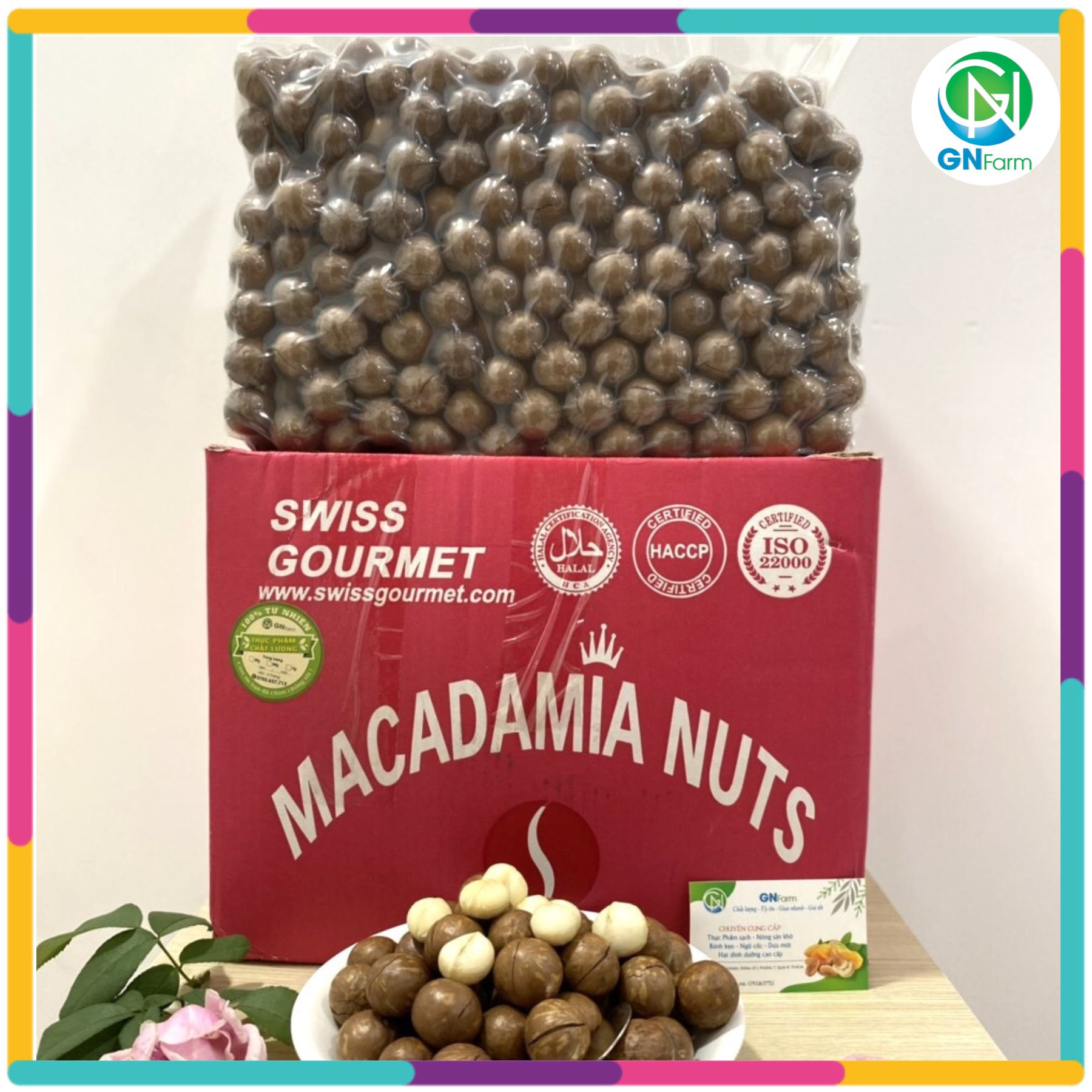 Macca úc nứt vỏ nhập khẩu hạt macca size to chất lượng - túi 500g/1kg