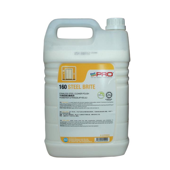 Dung dịch lau chùi đánh bóng inox stell brite can 5l nhập khẩu từ malaysia