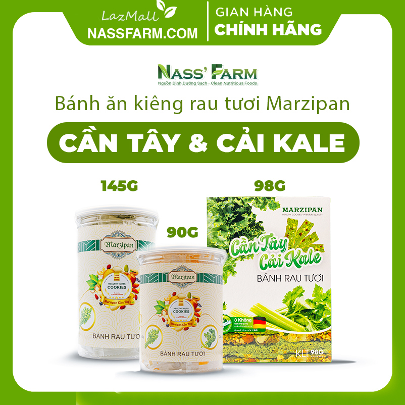 Bánh ăn kiêng giảm cân đẹp da Marzipan bổ sung vitamin, chất khoáng, chất xơ, no lâu hạn chế thèm ăn - CÔNG THỨC ĐỨC -