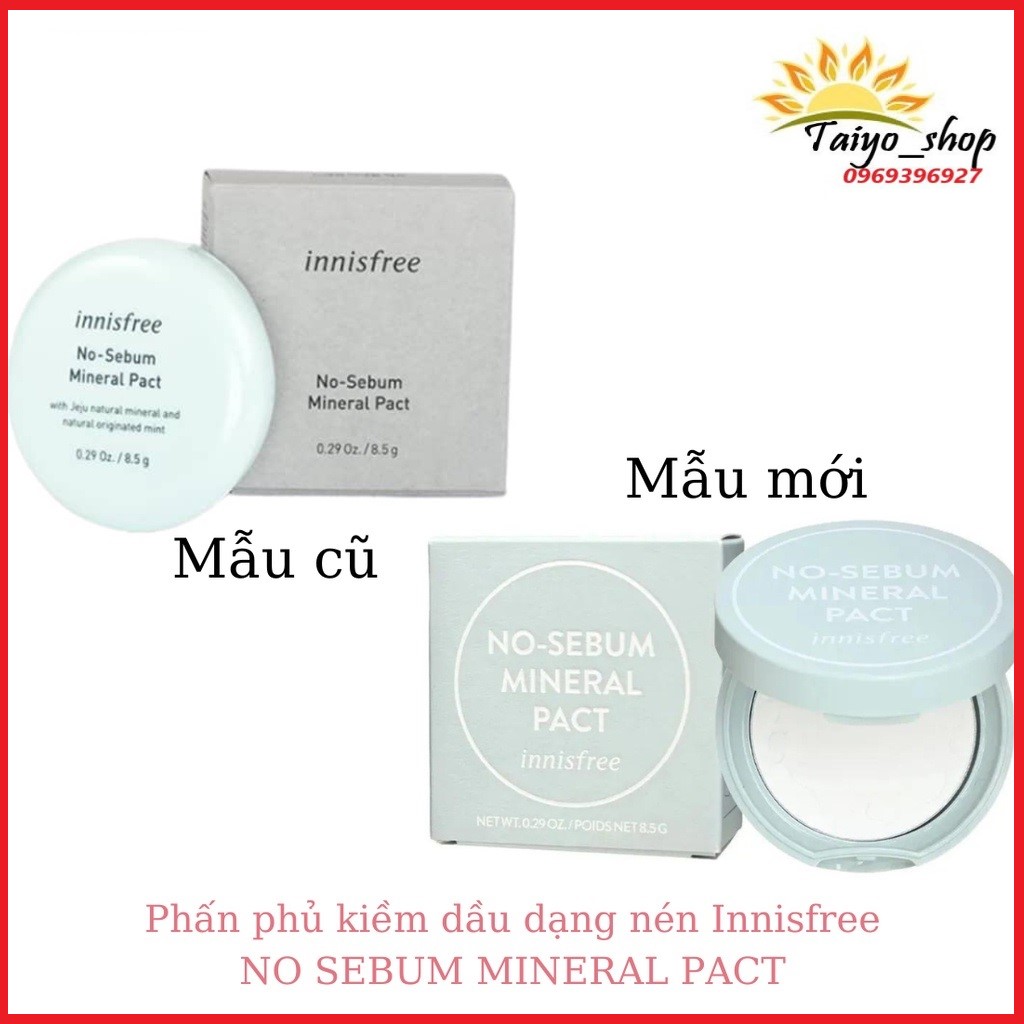 Phấn nén innisfree No Sebum Mineral Pact