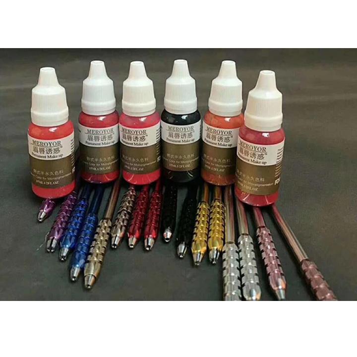 Mực Phun Xăm Thẩm Mỹ Lông Mày Môi Mí MEROYOR Đỏ Tươi
