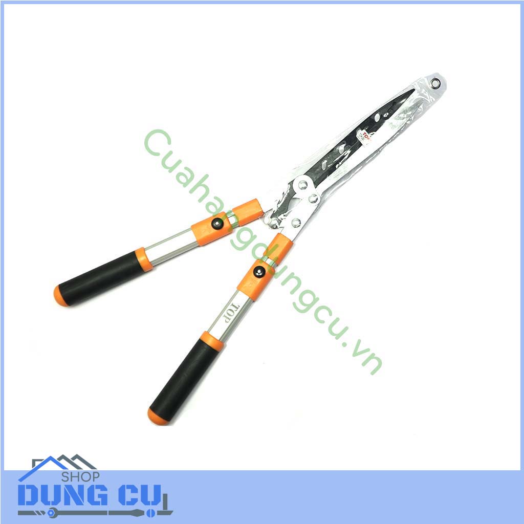 Kéo cắt tỉa cây cảnh hàng rào cộng lực có tăng độ dài cán TOP TGH-06001VN