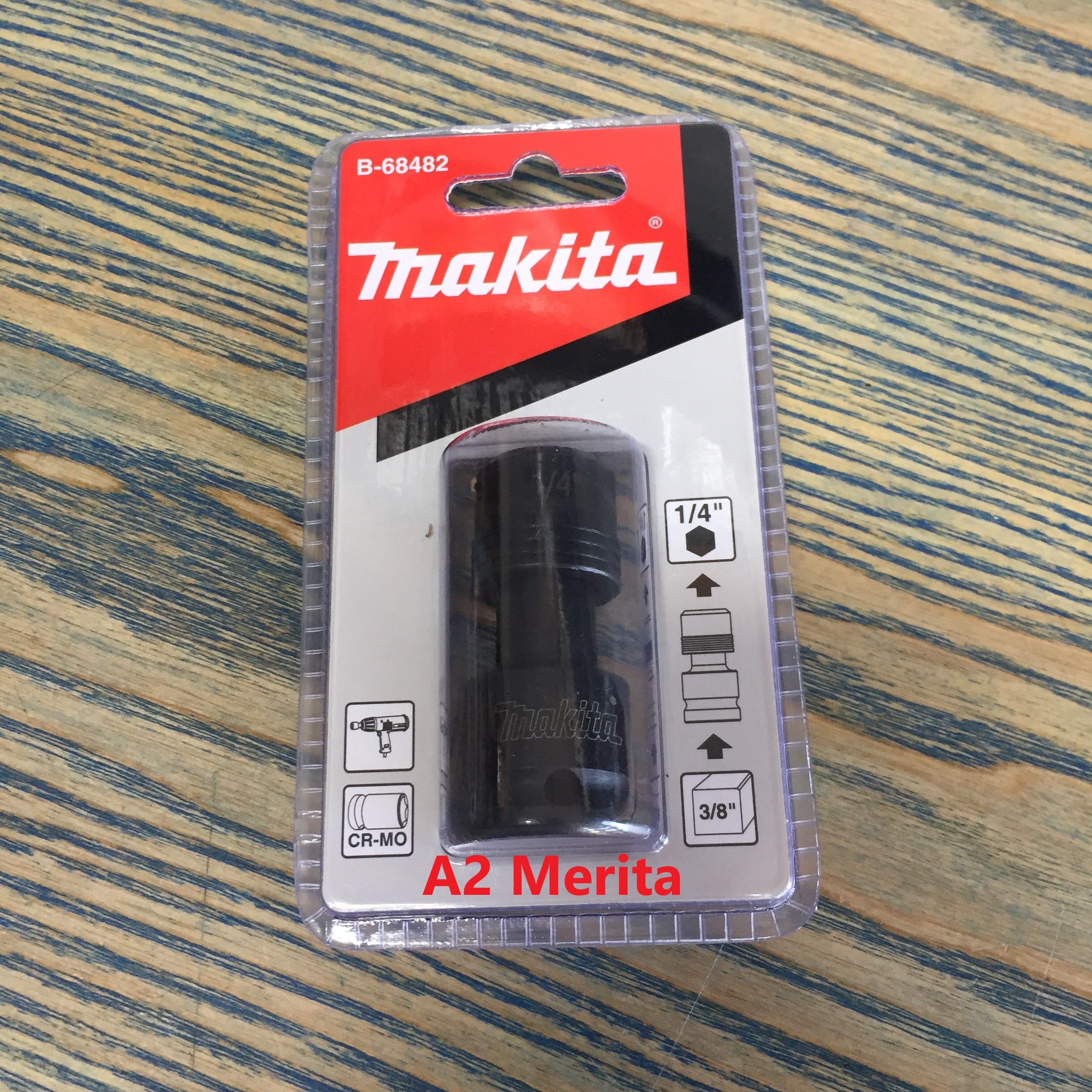 Đầu chuyển đổi bulong sang vặn vít 3/8> 1/4 makita b-68482