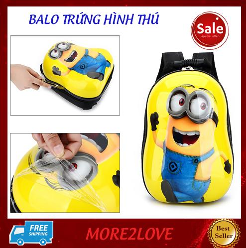 Balo quả trứng hình thú đáng yêu, Balo trứng hình thú cao cấp loại tốt mua ngay, Xem Cặp đi học cho trẻ loại nào bán chạy. Thiết kế Sinh Động, Chất Liệu Nhựa Bền Đẹp, An Toàn, Không Thấm Nước. Bảo hành uy tín.