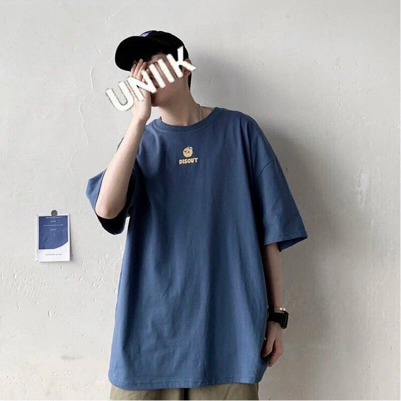 Áo thun form rộng unisex tay lỡ in disout camp cực chất ttml0027