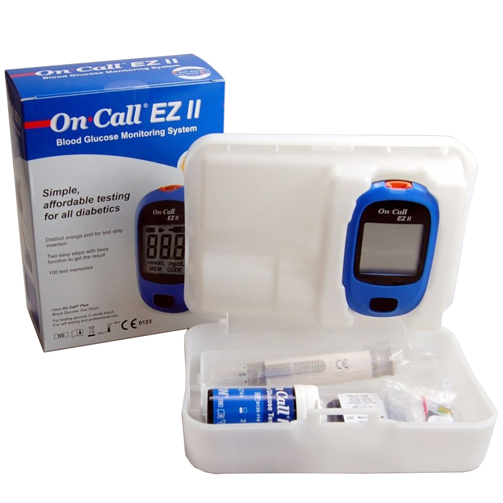 [HCM][ HÀNG NHẬP KHẨU MỸ ] Máy Đo Đường Huyết Đo Tiểu Đường Tốt Nhât Hiện Nay Trọn Bộ Máy Đo Đường Huyết ON CALL EZ II Thiết Kế Thông Minh Công Nghệ Cảm Biến Sinh Học Đo Nhanh Chính Xác Và Dễ Sử Dụng BẢO HÀNH TRỌN ĐỜI