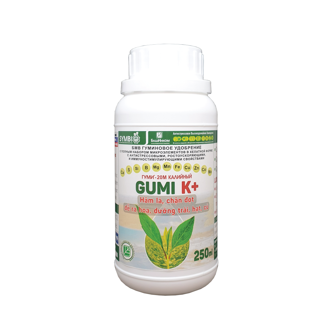GUMI K+  / GIẢM LÁ CHẶN ĐỌT DỄ RA HOA DƯỠNG TRÁI