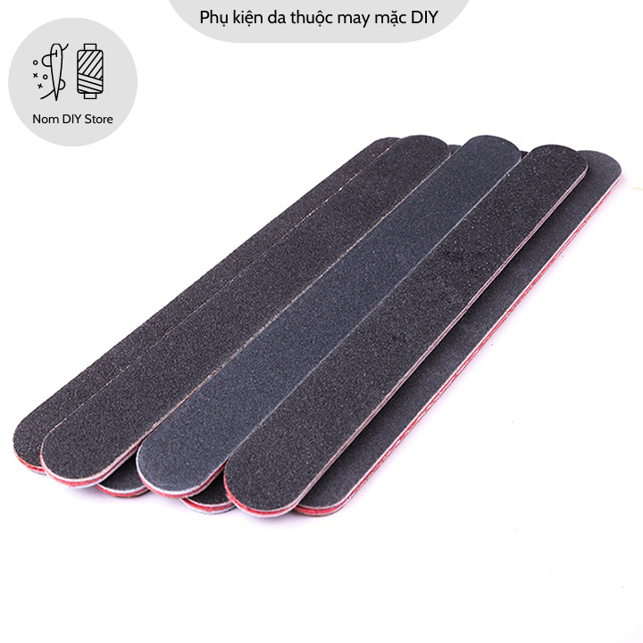 Cây chà nhám cạnh da thuộc phụ kiện làm đồ da thủ công túi xách bóp handmade diy