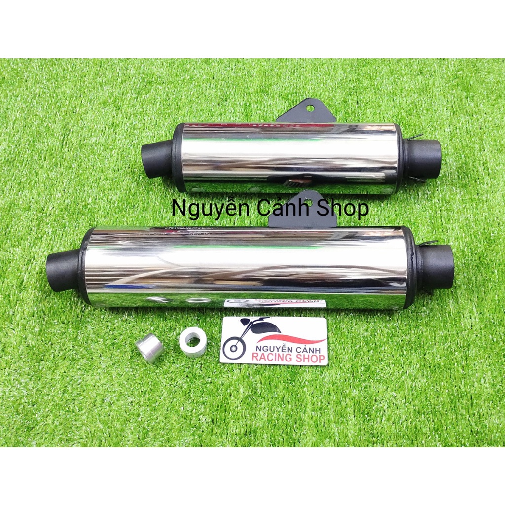 Lon pô CBR Ngắn 40cm dài 50cm có tiu và không tiu