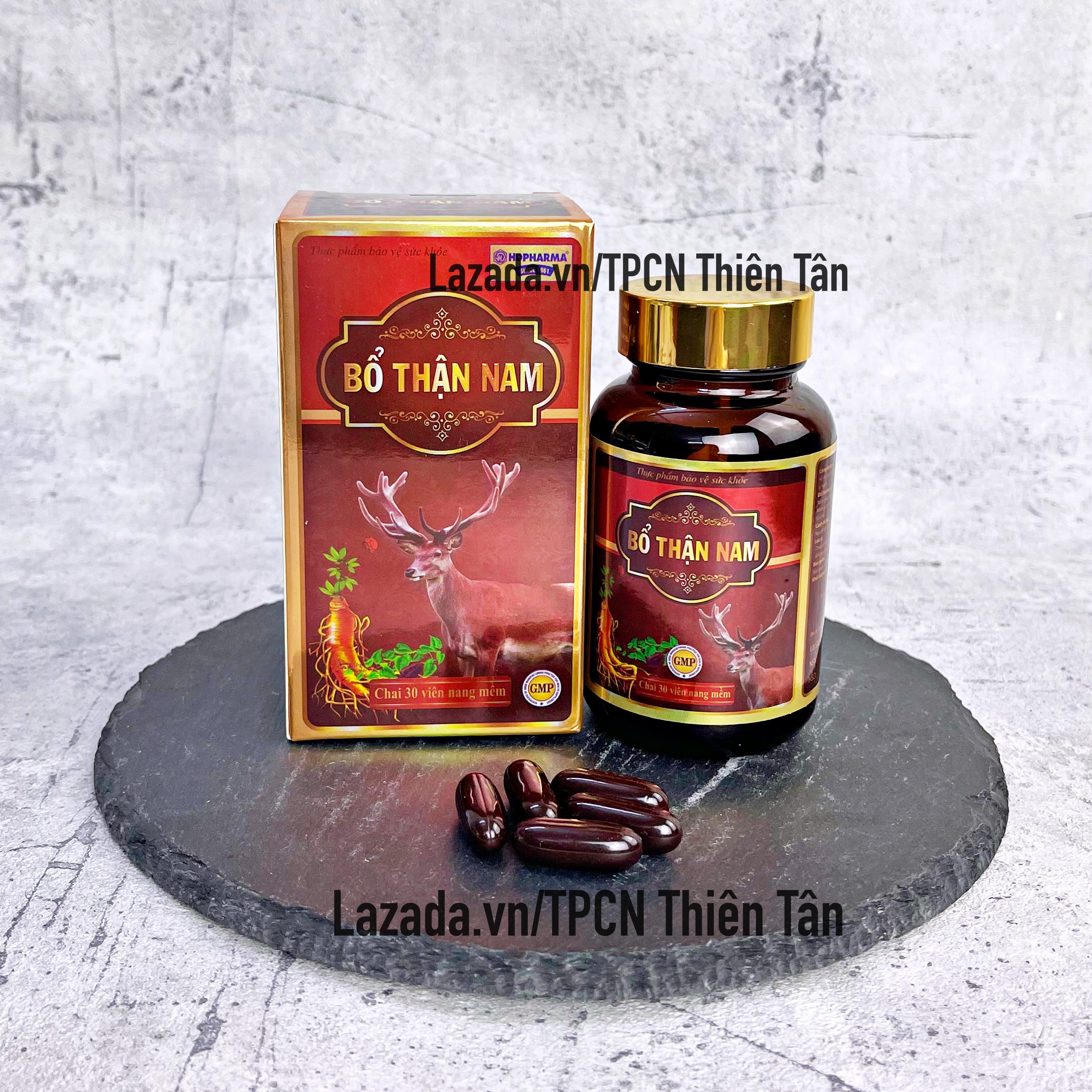 Viên uống tăng cường sinh lý nam bổ thận tráng dương Bổ Thận Nam - chai 30 viên