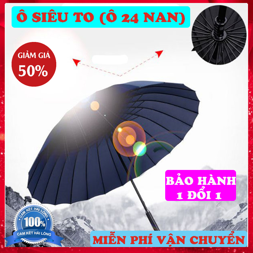 Ô che nắng loại to 24 nan kép CHỐNG GỈ, Dù Che Mưa HOT 2020 - Gồm 24 Nan Thép Chắc Chắn, Vải Chống Thấm Nước Chống Tia UV Bảo Vệ Da Hiệu Quả - Dù Che Mưa Siêu To Loại Tốt, Bán Ô Che Nắng Giá Rẻ , Ô cầm tay cao cấp
