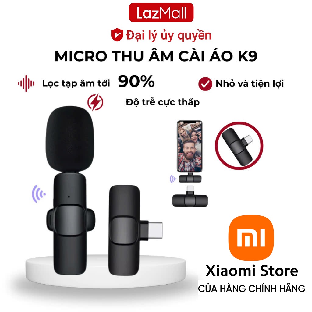 Super Sunday Sale Cực Cháy LazMall Xiaomi Chính Hãng Micro Thu Âm Chân Type-c 1 Mic Không Dây Cho Điện Thoại Giảm Tiếng Ồn, Nhỏ Gọn Cài Áo Mic Thu Âm Phù Hợp Livestream, Vlog,...Được Thiết Kế Để Kẹp Vào Áo Hoặc Trang Phục Mà Không Cần Sử Dụng Dây Cáp.