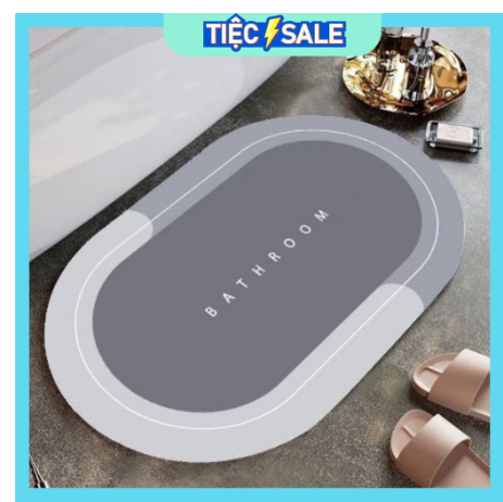 Thảm Chân Silicon Siêu Hút Nước Nhanh Khô 40x60cm