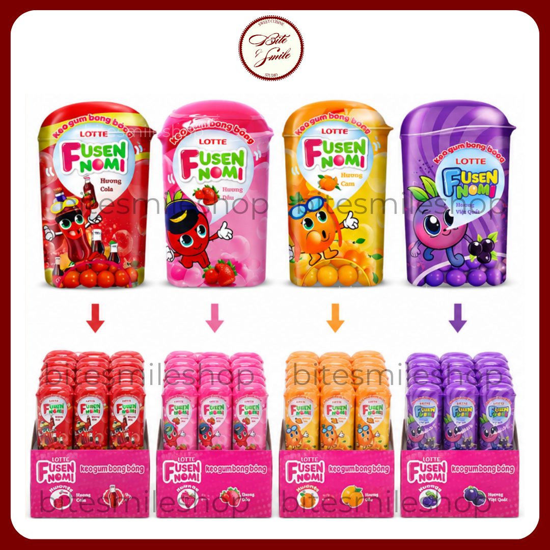 Kẹo Sing Gum Xylitol Fusen Nomi - Kẹo Cao Su Hàn Quốc (Lốc 25 Hủ)