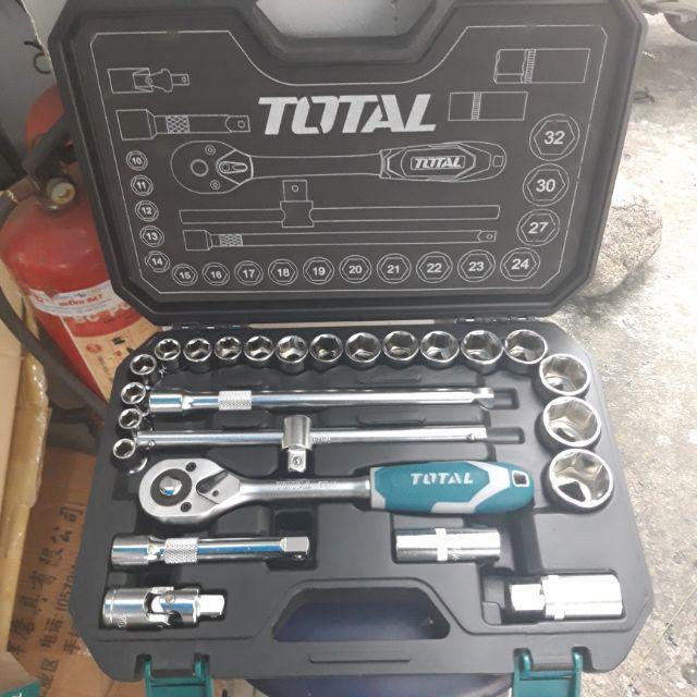 1/2" bộ tuýp 25 chi tiết total tht121251