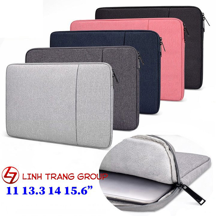 Túi chống sốc cao cấp có túi phụ cho Macbook, laptop - Oz35