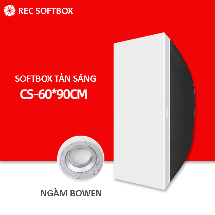 Hộp mềm tản sáng softbox ngàm bowens 60x90cm chữ nhật
