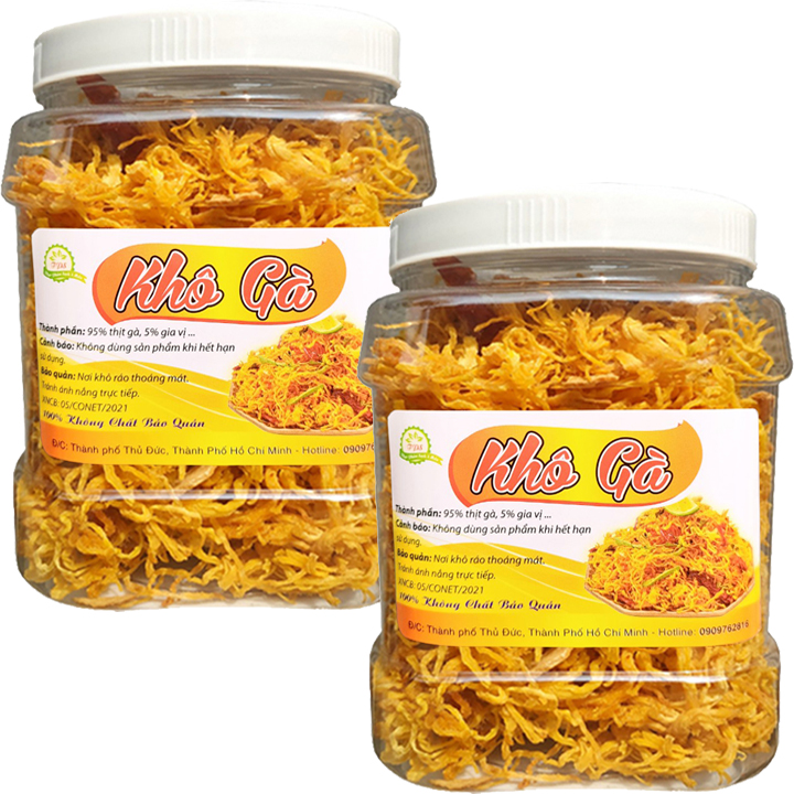 1Kg khô gà bơ tỏi loại cao cấp hiệu TPS - Sản phẩm đảm bảo an toàn thực phẩm dùng ăn vặt siêu ngon