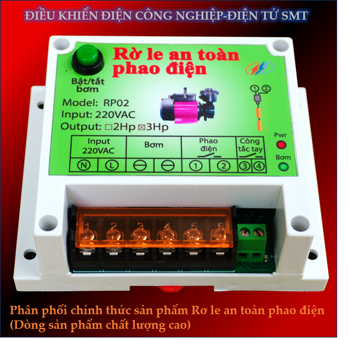 Rờ le an toàn phao điện RP02