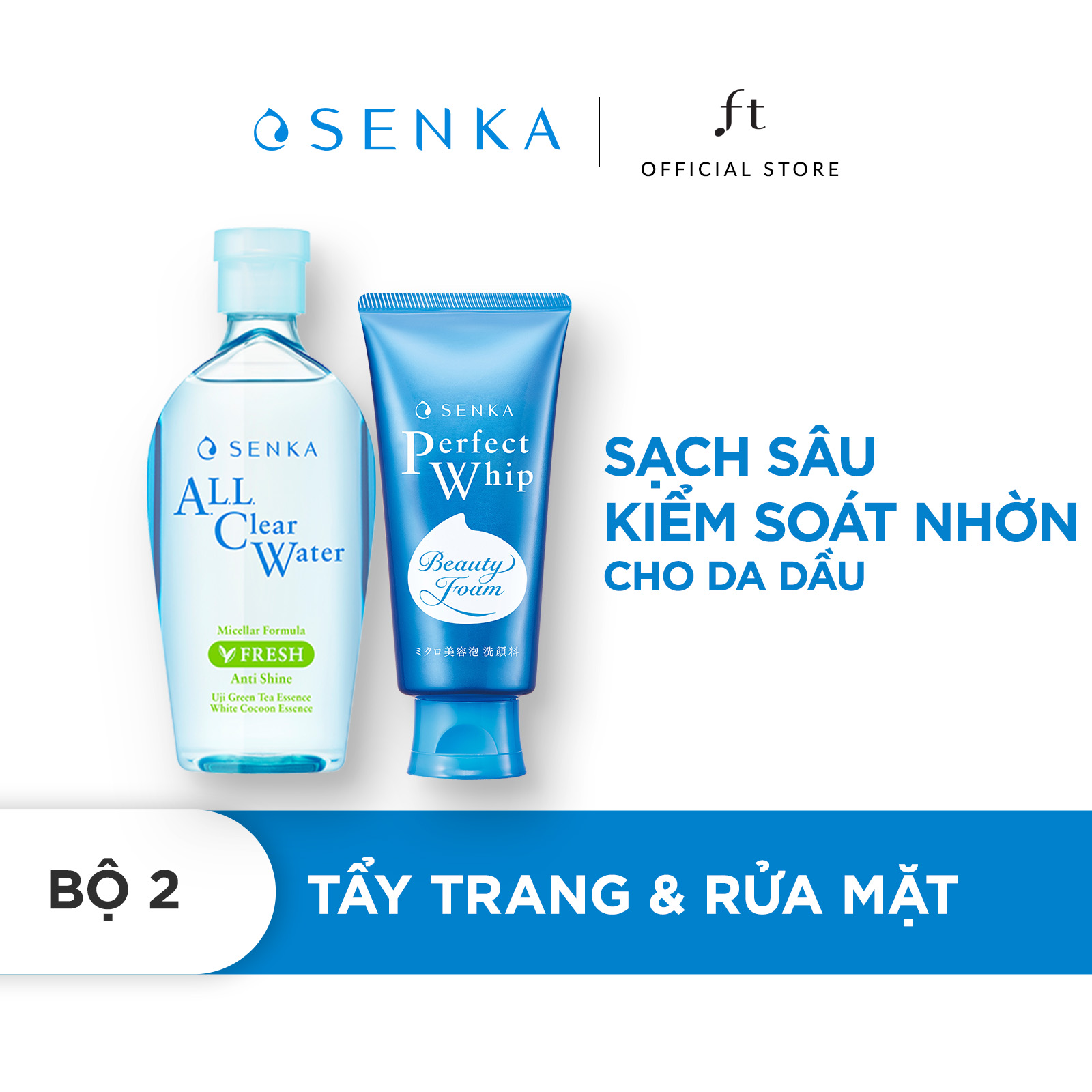 Bộ đôi làm sạch chuyên sâu Senka