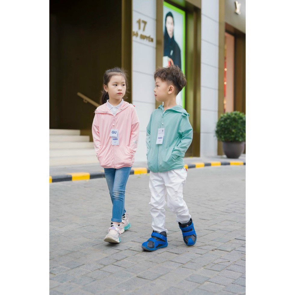 Áo chống nắng trẻ em vbest dáng ngắn áo nắng trẻ em loại 1