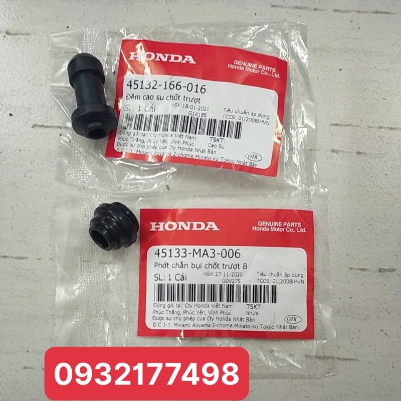 PHỐT CAO SU CHE BỤI HEO DẦU TRƯỚC WINNER ZIN HÃNG HONDA