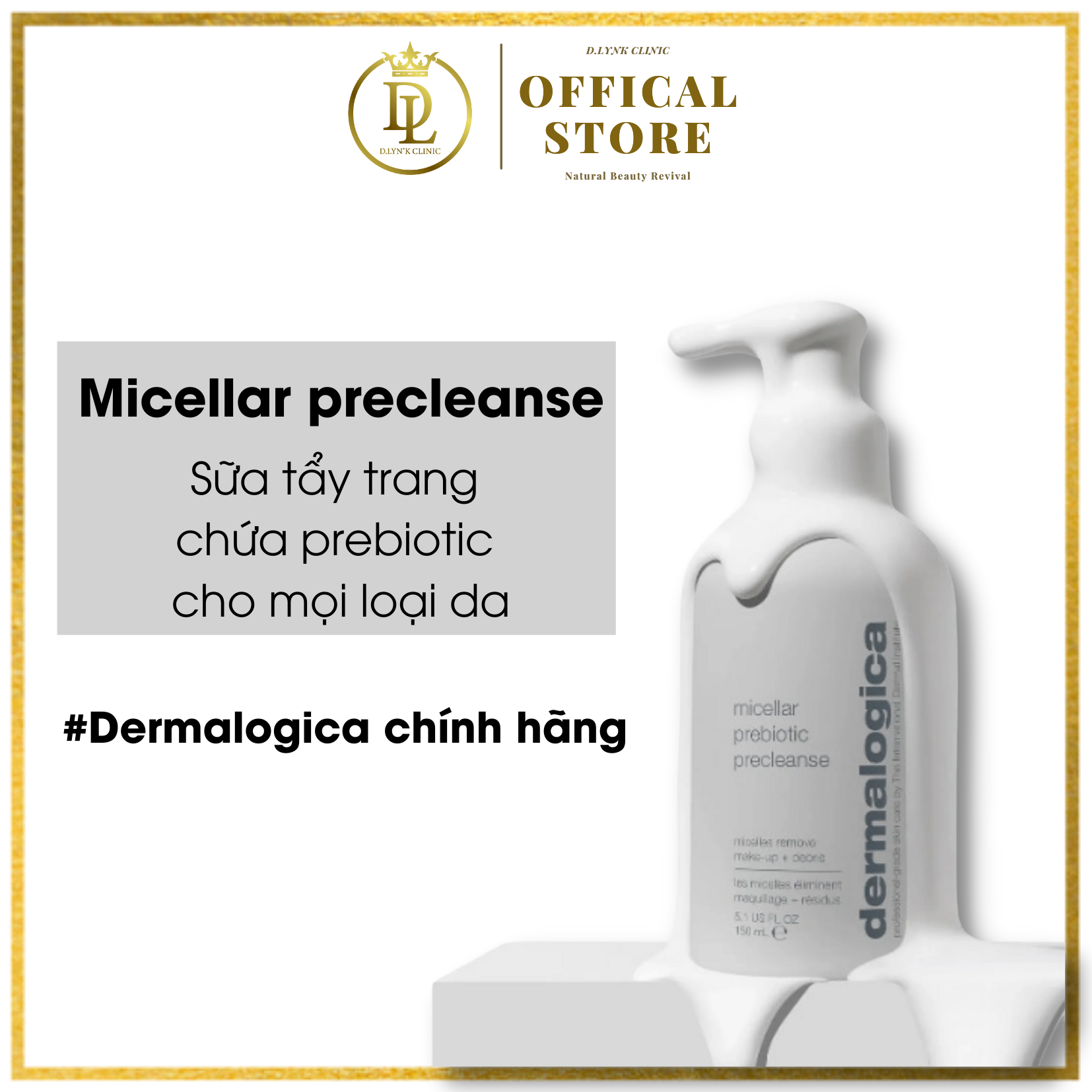 HCM Sữa tẩy trang Dermalogica Micellar precleanse 150ml chứa prebiotic cho