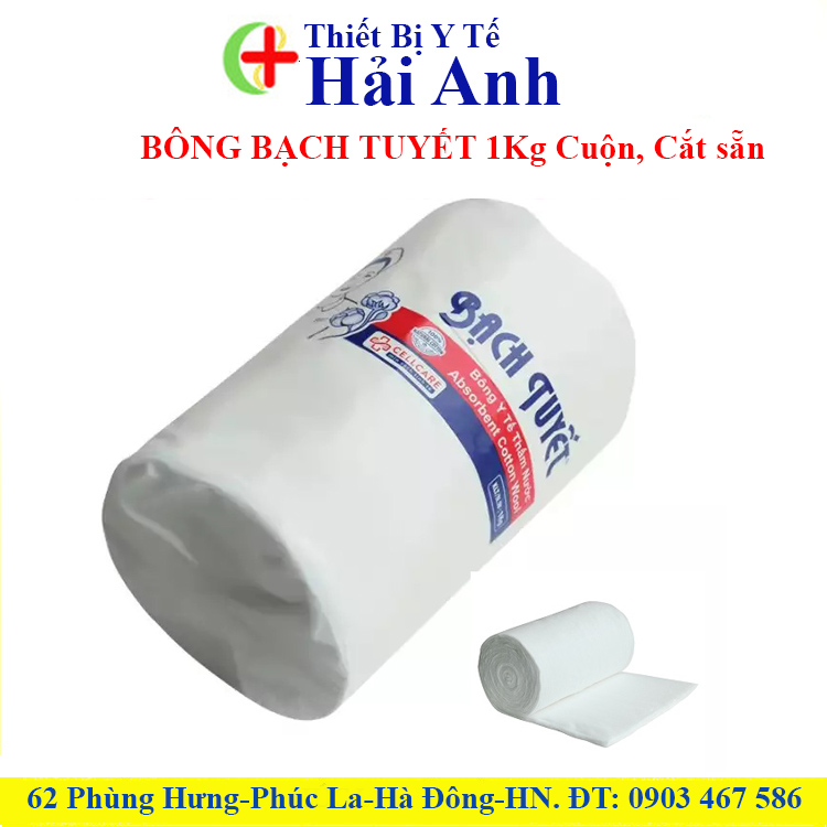 Bông bạch tuyết 1kg cuộn