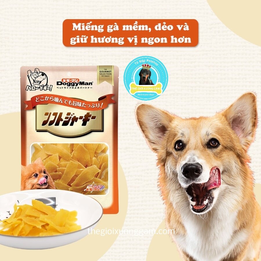 Doggyman miếng gà mềm sấy dẻo 65gr