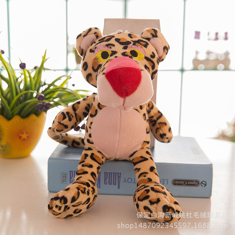 Gấu bông báo đốm, báo hồng pink panther chibi siêu ngố đáng yêu hàng chất lượng cao, an toàn cho người sử dụng
