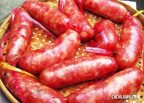 Lạp xưởng tôm quảng trân, Giá lạp xưởng tươi - Lạp xưởng Heo Tiêu Tươi, Thơm, Ngon, Ngọt, Bổ dưỡng - Cam kết chất lượng, 80% thịt nạc -1kg, 500gr, 200gr, 100gr