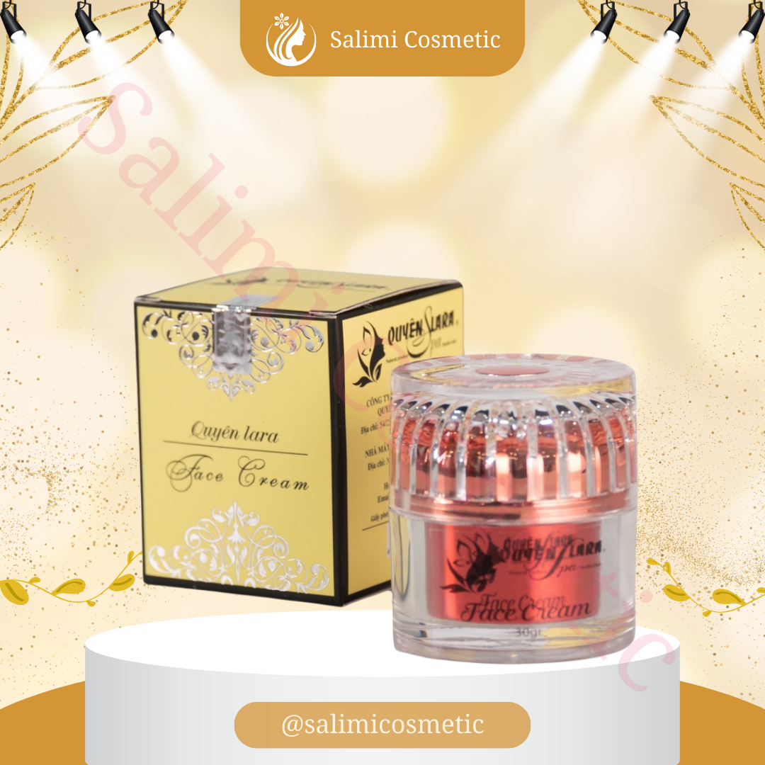 Kem dưỡng da face cream quyên lara 30g, kem dưỡng giúp trắng da, mờ thâm, nám, tàn nhang - hàng chính hãng