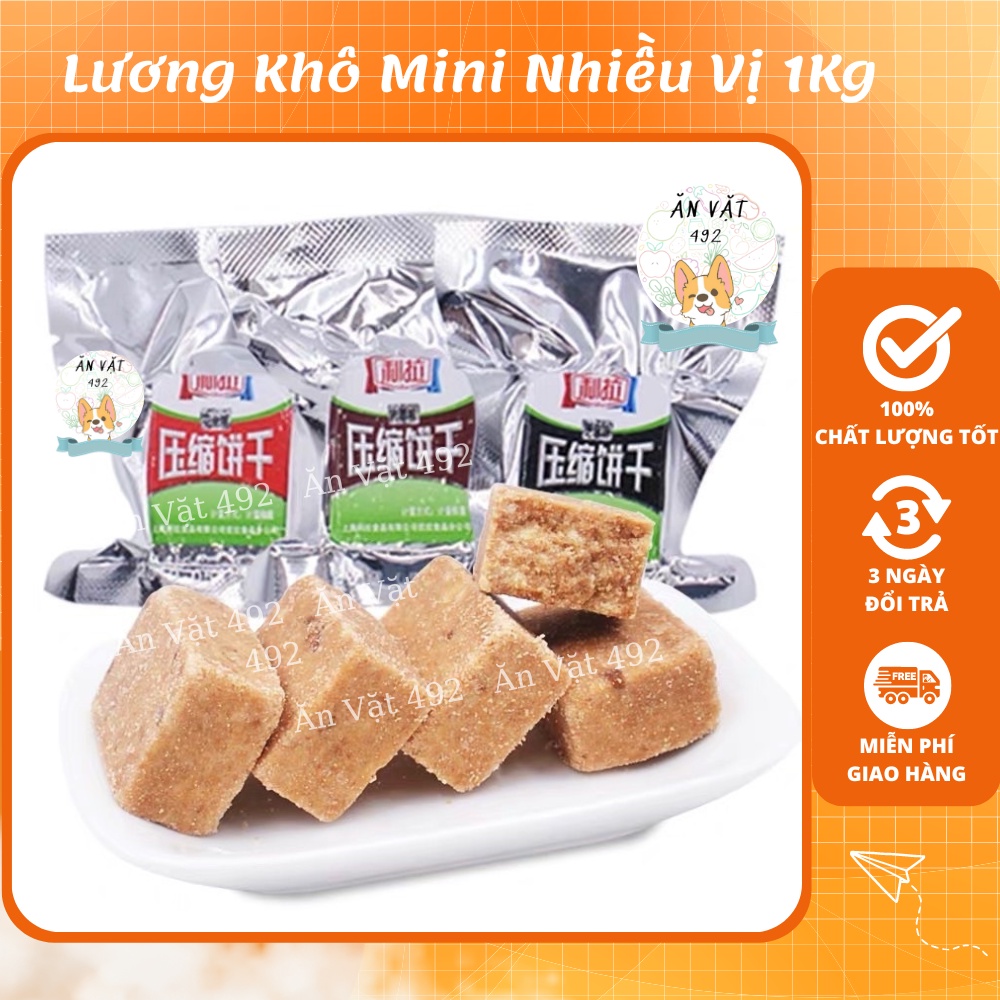 Lương khô mini nhiều vị 1kg - ăn vặt 492