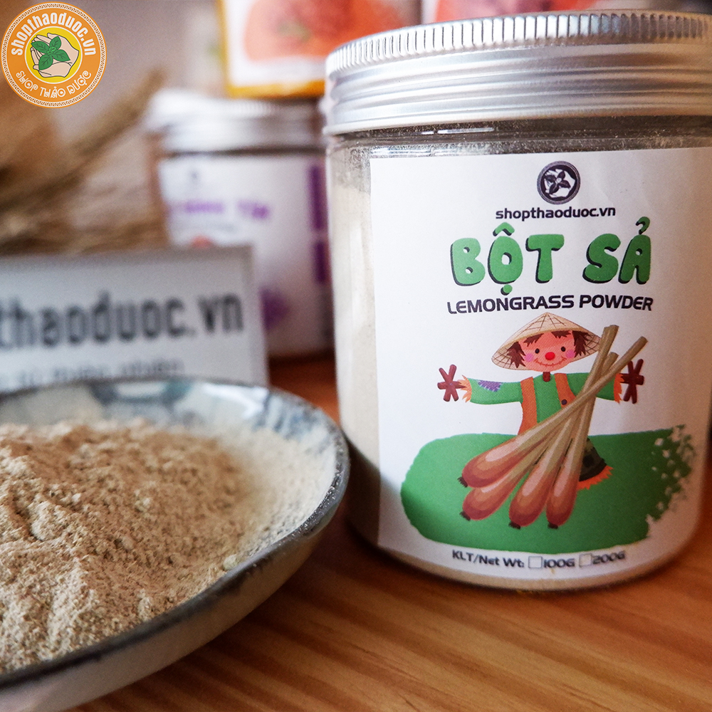 Bột sả sấy lạnh hũ 100g - bột sả nguyên chất