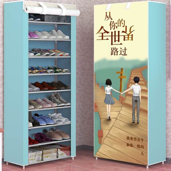 Tủ giày 10 tầng 3d