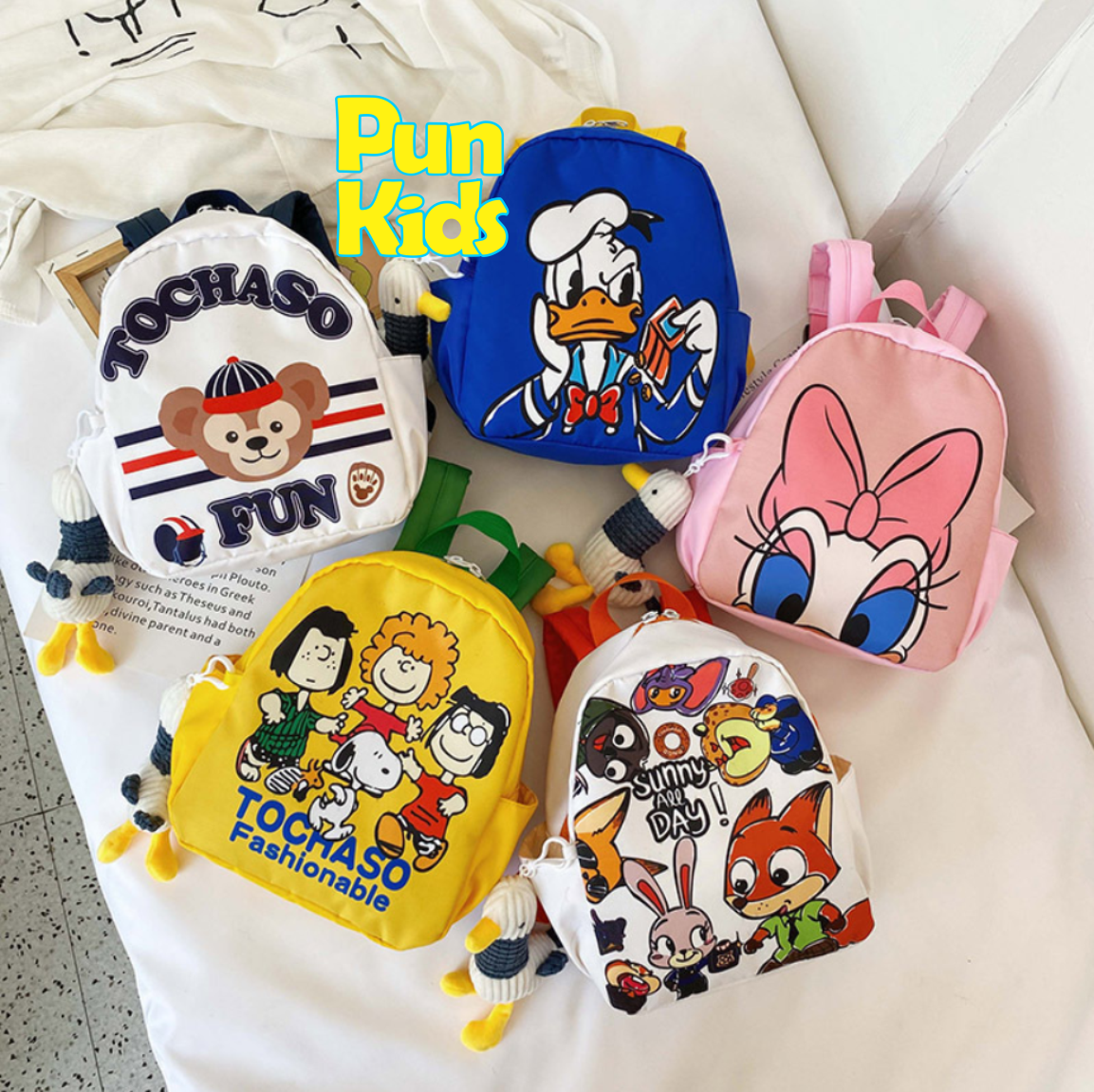 [HCM]Balo Thời Trang Bé Trai Bé Gái 2021 Hình Thú Hoạt Hình Ngộ Nghĩnh