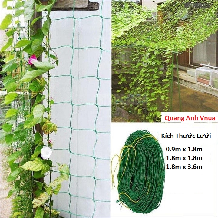 [FreeShip] Lưới Trồng Cây, Lưới Làm Giàn Dây Leo - Dây lưới hỗ trợ trồng cây dây leo tiện dụng