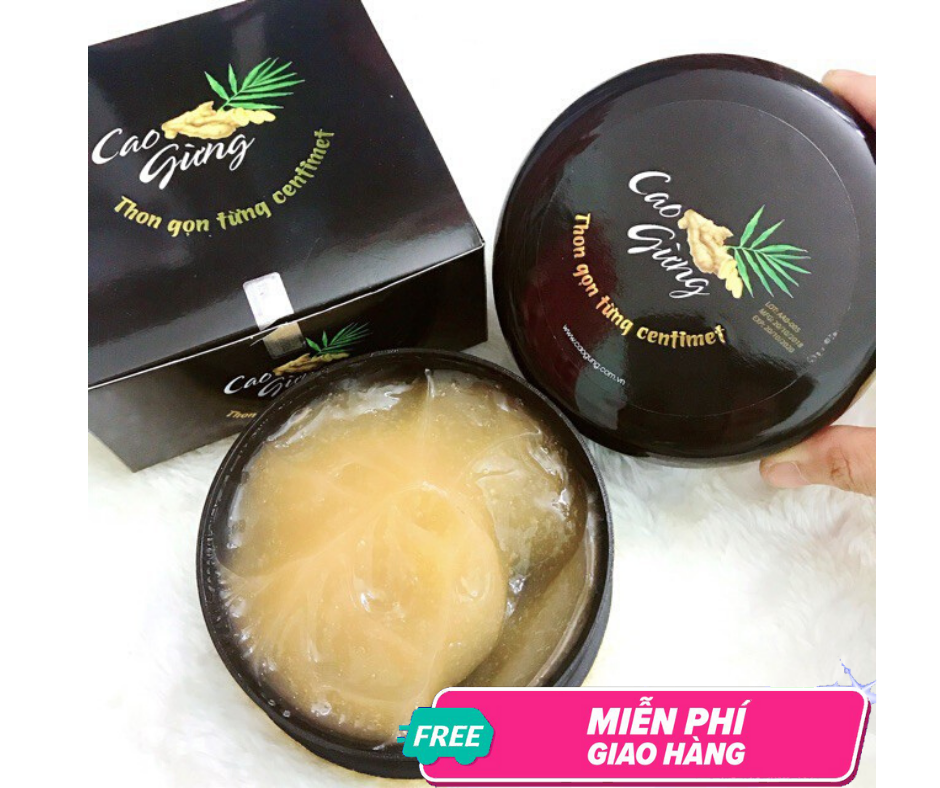 Cao gừng tan mỡ Cát Tường - Kem tan mỡ bụng sau sinh - Cao gừng tan mỡ bụng [Đánh tan mỡ thừa, thon gọn vùng Eo, Đùi, Tay, Mông]